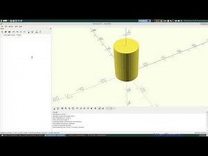 OpenSCAD Simplified! #03 Cylinder