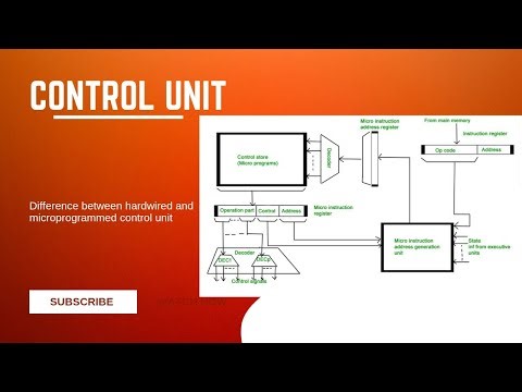 Designing a control unit in computer organisation