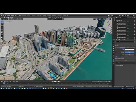 Importing Google Maps 3D models data into Blender