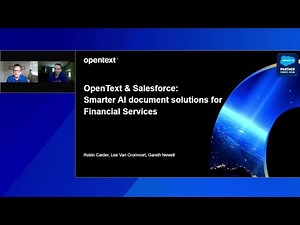 Salesforce and OpenText: Changing the process landscape with smarter AI document solutions