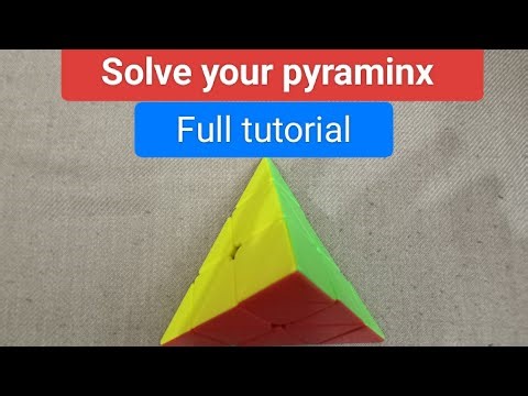 Solve your pyraminx (Full tutorial)
