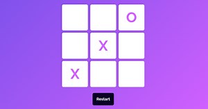 Tic Tac Toe Game using HTML, CSS & JavaScript