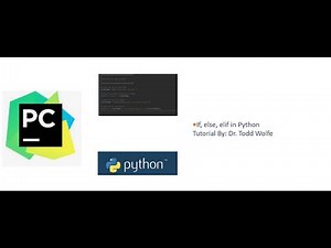 Python Tutorial 3: How to create if, else, else if (elif) statements