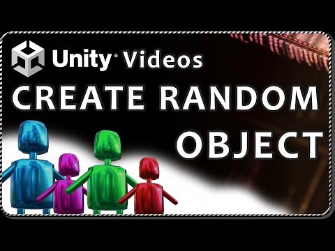 How to CREATE A RANDOM OBJECT by code in Unity
