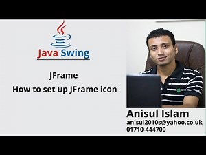 Java Swing Bangla Tutorial 10 : How to change JFrame icon