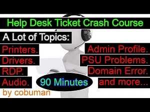 Help Desk Ticket Crash Course