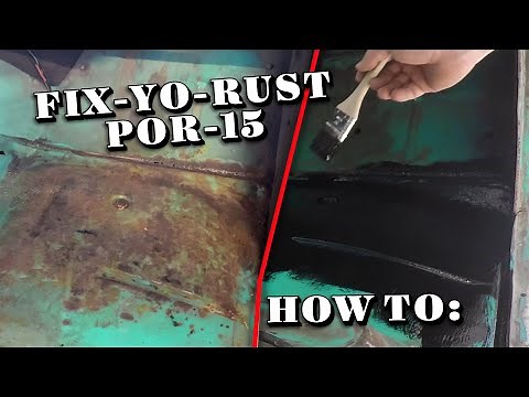 How to Treat Surface Rust - Por15