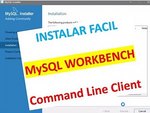 Paso a paso Descargar MySQL Workbench completo incluido command line client