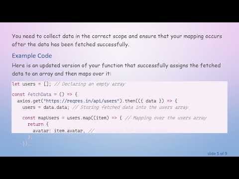 How to Efficiently Pass Response Data to an Array in JavaScript