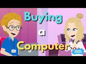 English Speaking Practice (Buying a Computer) Learn English Conversation Through Story