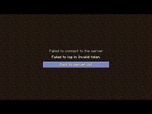 [Error Fixed] Failed to log in: Invalid token For Minecraft | Aternos Server