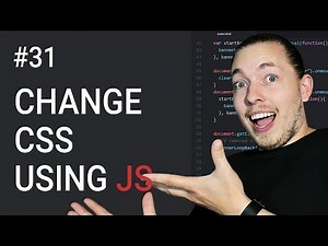 31: How To Change CSS Using JavaScript | Document Object Model Tutorial | JavaScript Tutorial
