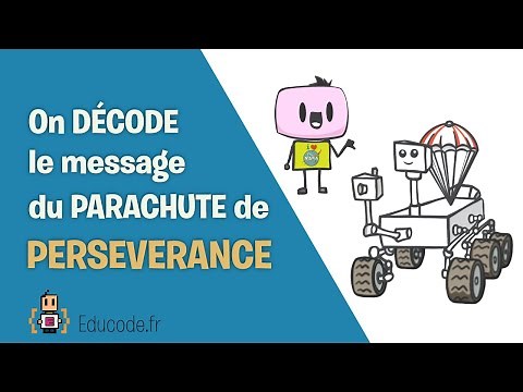 On décode le message caché dans le parachute du rover Perseverance !