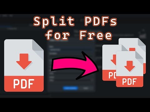 How to Split PDF Files into Separate Pages