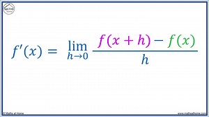 Differentiation by First Principles