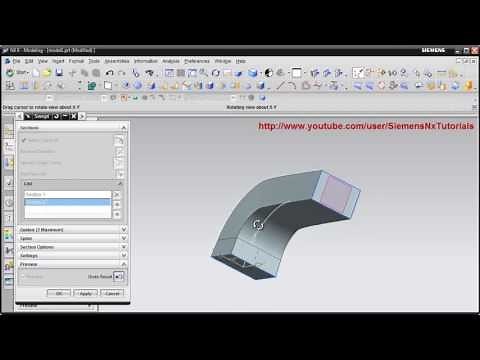 NX Swept | UG NX Training Tutorials | Siemens NX Training Tutorials | Training in Unigraphics NX