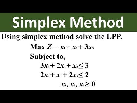 Simplex Method