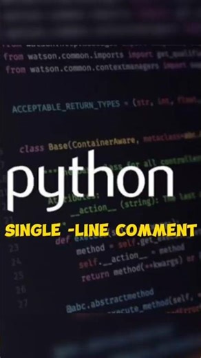 python single line comment🐍 #subscribe #like #basics #views#practice #python