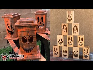 Batching out 25 Jack O' Lantern boxes to sell for Halloween