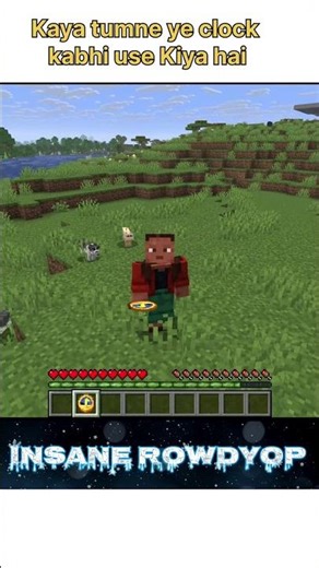 What is the use of clock in Minecraft #viral #shorts #gaming