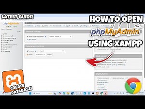 How to Open PHPMYADMIN using XAMPP - Easy Step-by-Step Guide (2025)
