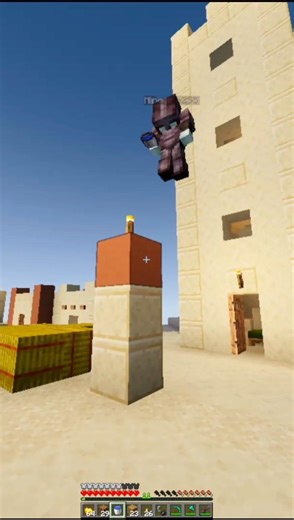 My Brother's INSANE Minecraft Survival Gameplay with Creative Mod #shorts #shortsfeed #minecraft