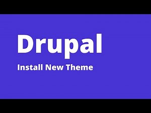 Drupal - How to Install a New Theme in Drupal