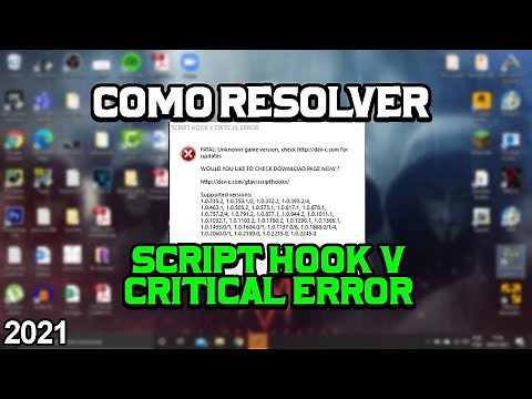 Como Resolver o Script Hook V Critical Error - GTA V Não Abre Mais (Script Hook V Erro Fatal)