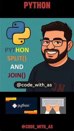 Python Split and Join Functions | Easy String Manipulation Tutorial #shorts #youtubeshorts