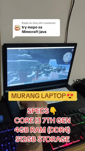 Affordable Gaming Test: Minecraft Java Edition on Budget Laptop