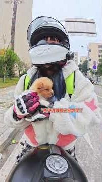 不知道用什麼文字來形容當時的心情，只覺得幸福來的太突然了 就連在回去的路上都在不斷和路人炫耀我的狗 #機車 #撿狗