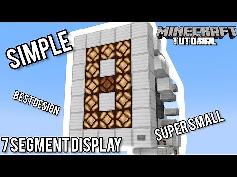 7 Segment Display | Minecraft 1.21 Redstone Tutorial