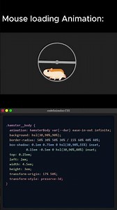 Mouse Loading Animation #frontend #backend #coding #html #css #webdesign #programming #python