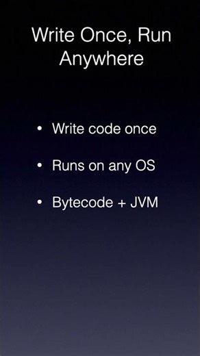 What Is Write Once, Run Anywhere? | Java | PrepLoop #shorts