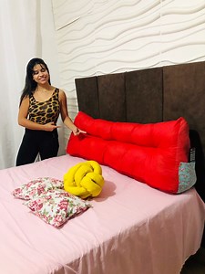 164K views · 5.5K reactions | Passo a passo de como fazer uma cabeceira triangular com bolso. Uma ótima opção para fazer vender, para quem não tem máquina da para costurar na mão, ótima para escorar e ler um livro. | Nilrane Criativa | Facebook