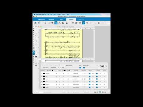SmartScore Part-linking tool. Assign correct parts to system/staff lines (Optimized scores)