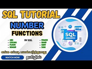 Number Functions in SQL | Functions in SQL | Types of SQL Function | SQL Tutorial for Beginners #sql