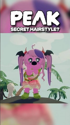 SECRET HAIRSTYLE IN PEAK? bbno$ & ironmouse #shorts #peak #peakgame