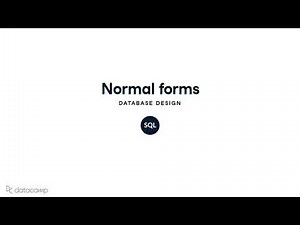 Normal Forms | SQL