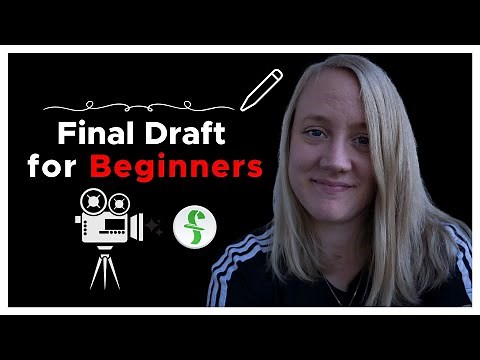 Final Draft 12 for Beginners #screenwriting