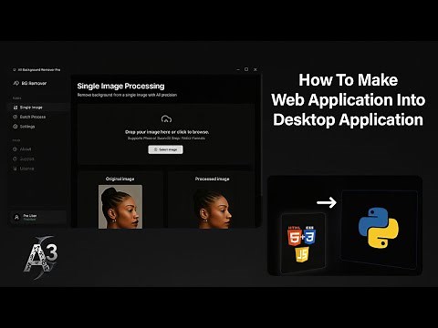 How Turn Your HTML/CSS/JS Skills into Desktop Apps! Complete Python PyWebView Tutorial