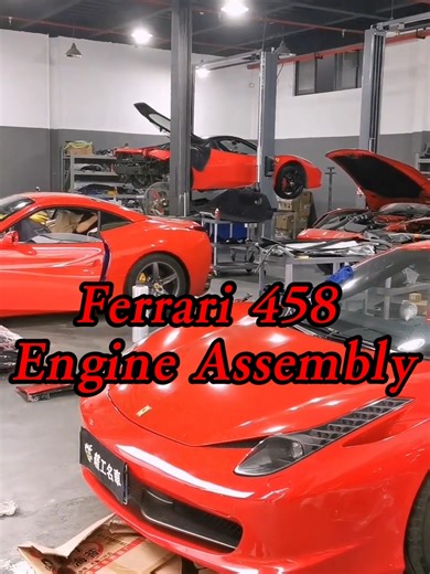 Ferrari 458 Engine Assembly Explained