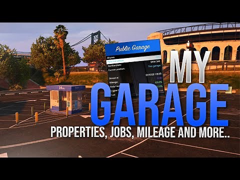 myGarage - FiveM Script Showcase: with Mileage, Property/Job Garages and more..