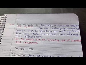 OS Module in Python | Built-in Modules in Python Programming ‪@CSEngineeringGyan‬ CSE GYAN