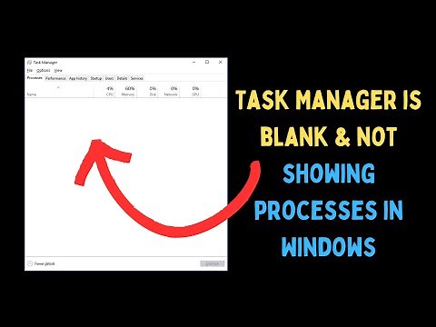 How to Fix Task Manager is Blank and Not Showing Processes in Windows 11