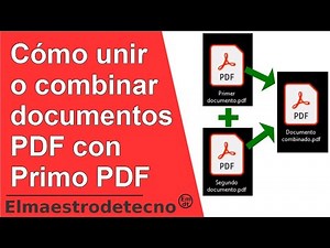 Cómo combinar o unir dos documentos PDF con Primo PDF