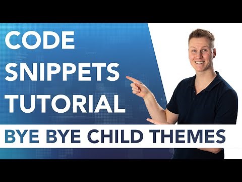Wordpress Code Snippets Tutorial | Add Custom PHP and CSS To Your Website