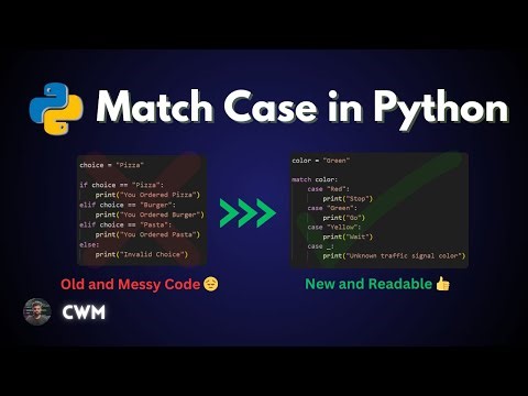 Match case in python for beginners | simply explained ✅