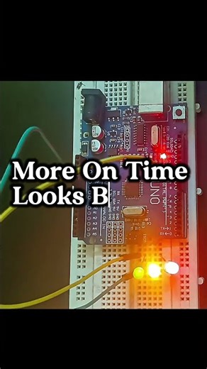 What is PWM? LED brightness how to change #embeddedsystems #esp32 #arduino #youtubeshorts
