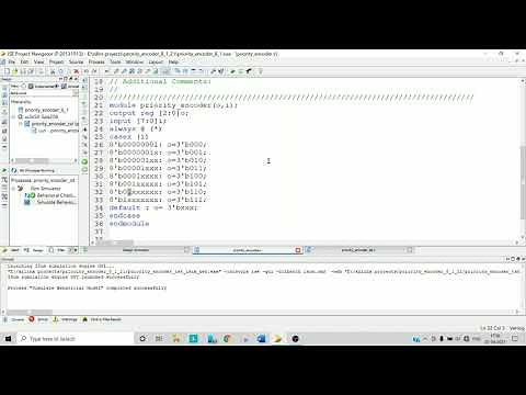 Tutorial 26: Verilog code of Priority Encoder|| #VLSI || #Verilog
